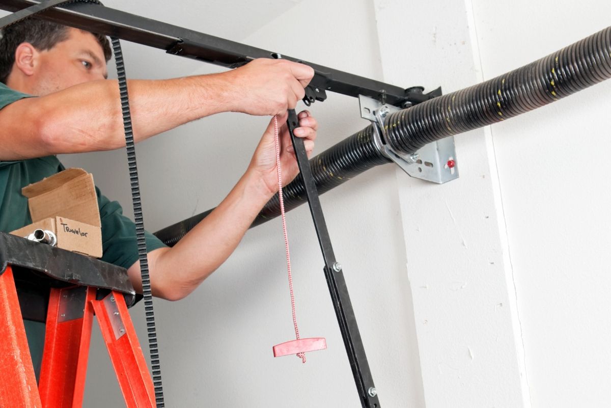 Garage door service work